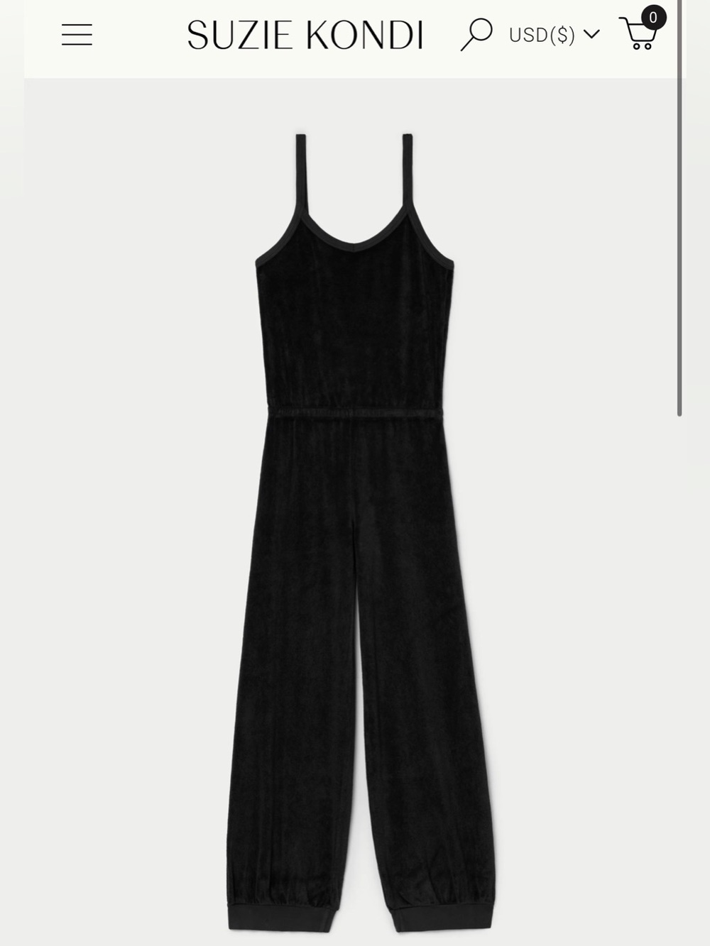 Suzie Kondi Giorgi Jumpsuit - Black - Picture 2 of 15